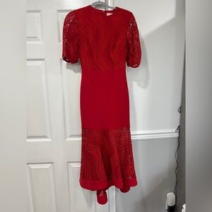 KEEPSAKE the Label Red Midi Dress